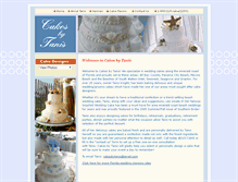 Tablet Screenshot of cakesbytanis.com
